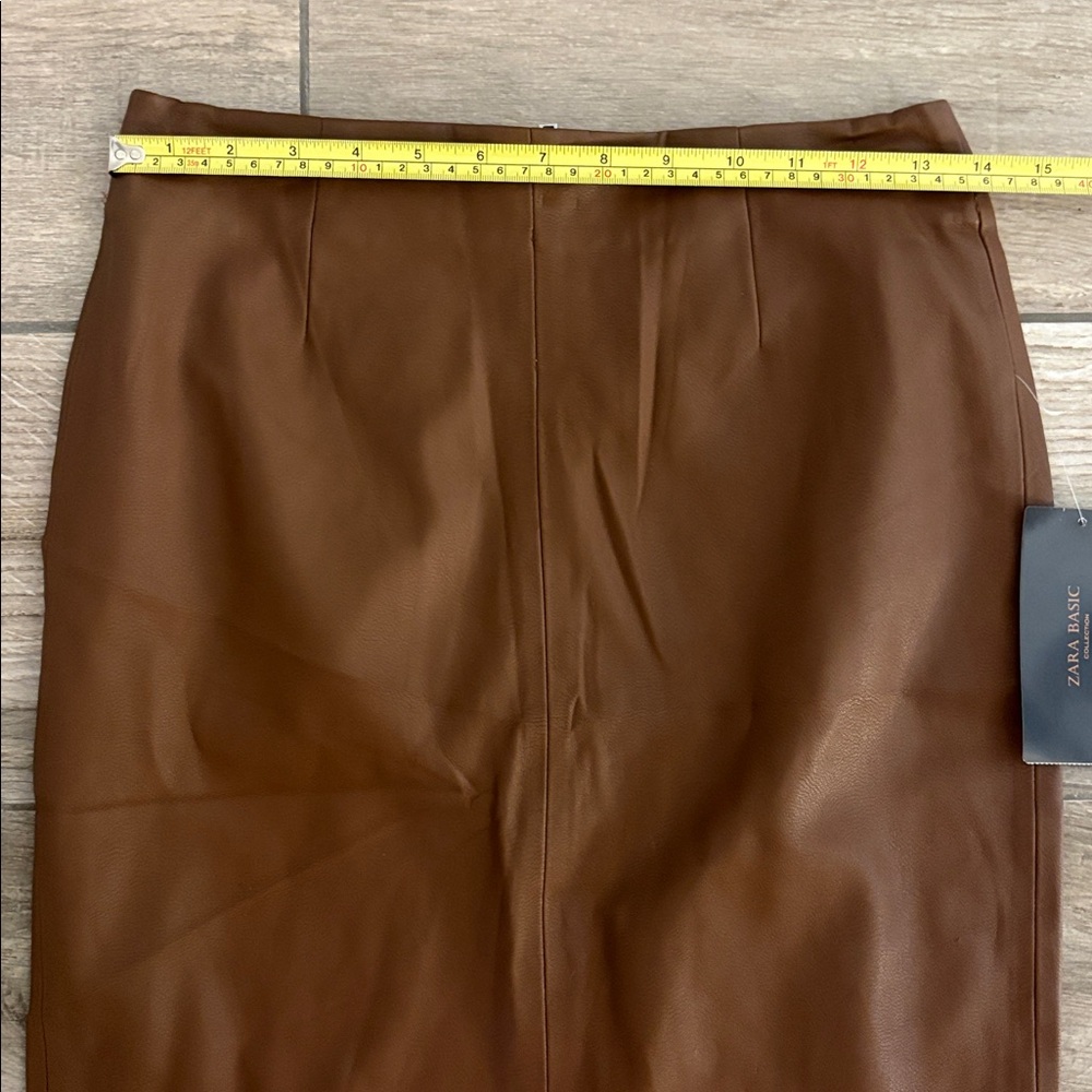 Zara Brown Pencil Skirt - Picture 5 of 6